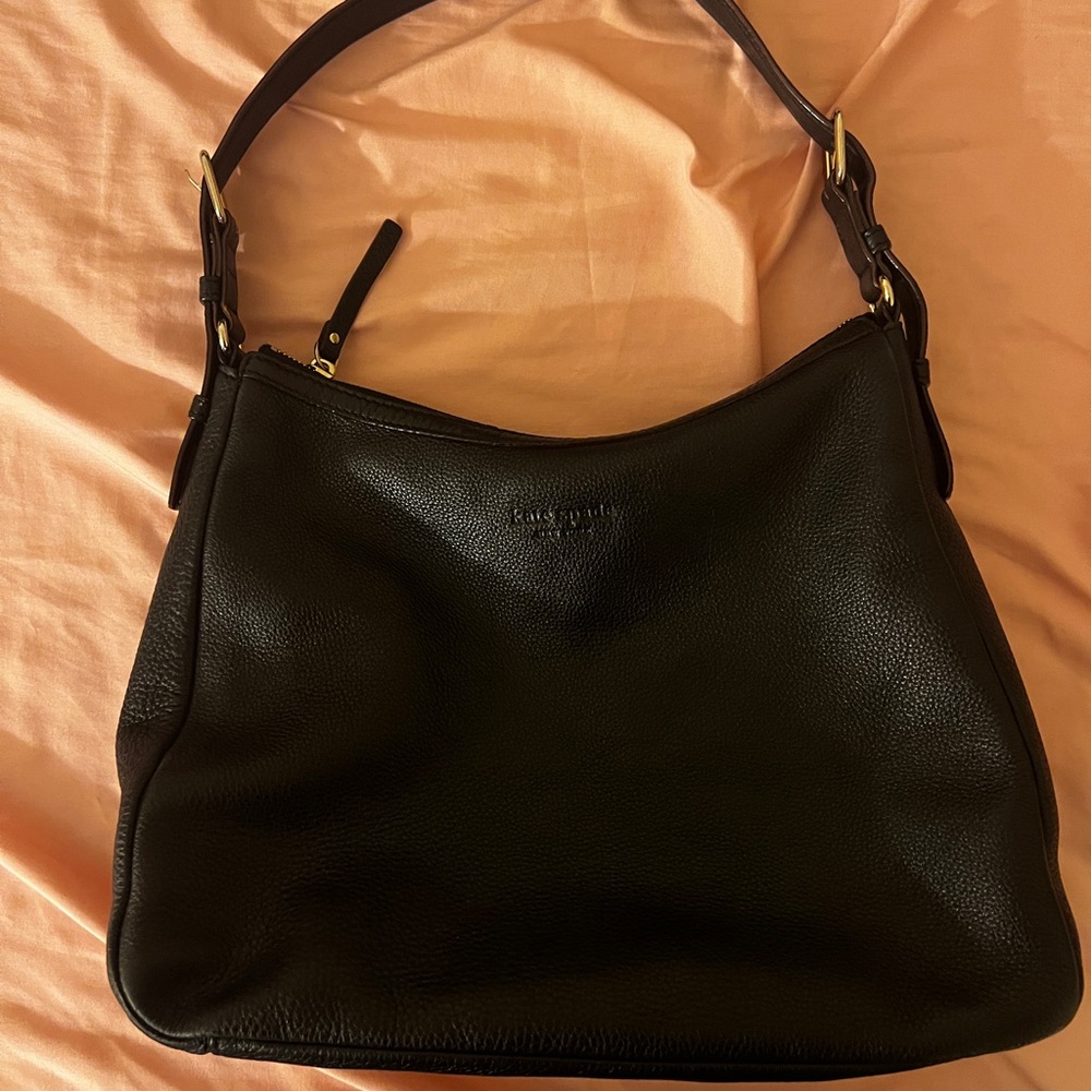 Kate Spade Black Leather Shoulder Bag
